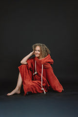 Poncho unisex | BRICK